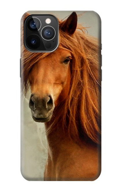 S1595 Beautiful Brown Horse Case For iPhone 12, iPhone 12 Pro