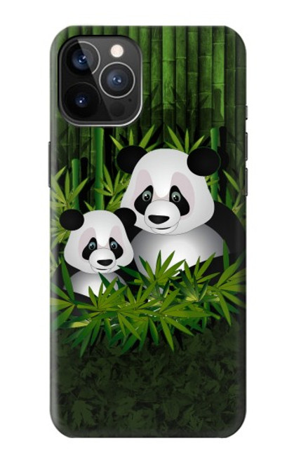 S2441 Panda Family Bamboo Forest Case For iPhone 12, iPhone 12 Pro