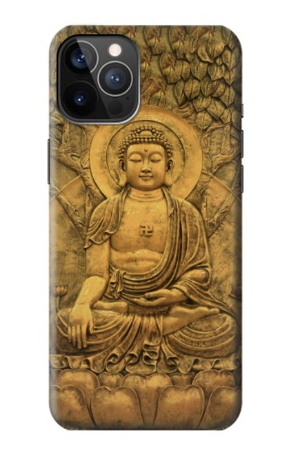 S2452 Buddha Bas Relief Art Graphic Printed Case For iPhone 12, iPhone 12 Pro