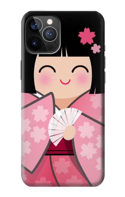 S3042 Japan Girl Hina Doll Kimono Sakura Case For iPhone 12, iPhone 12 Pro