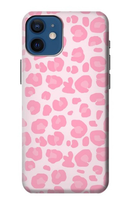 S2213 Pink Leopard Pattern Case For iPhone 12 mini S2213 Pink Leopard Pattern Case For iPhone 12 mini