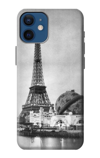 S2350 Old Paris Eiffel Tower Case For iPhone 12 mini