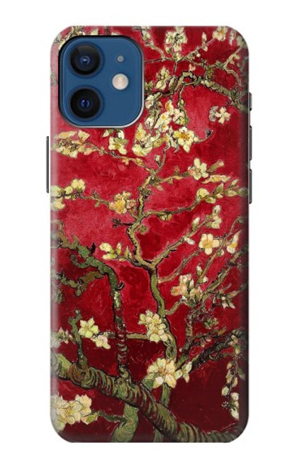 S2414 Red Blossoming Almond Tree Van Gogh Case For iPhone 12 mini