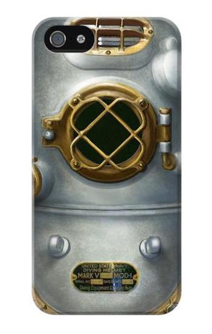 S2646 Vintage Deep Sea Diver Helmet Case For IPHONE 5 5s SE