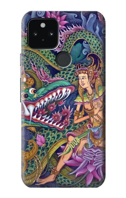 S1240 Bali Painting Case For Google Pixel 5