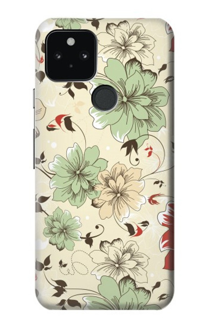 S2179 Flower Floral Vintage Art Pattern Case For Google Pixel 5