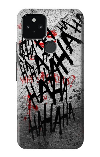 S3073 Joker Hahaha Blood Splash Case For Google Pixel 5