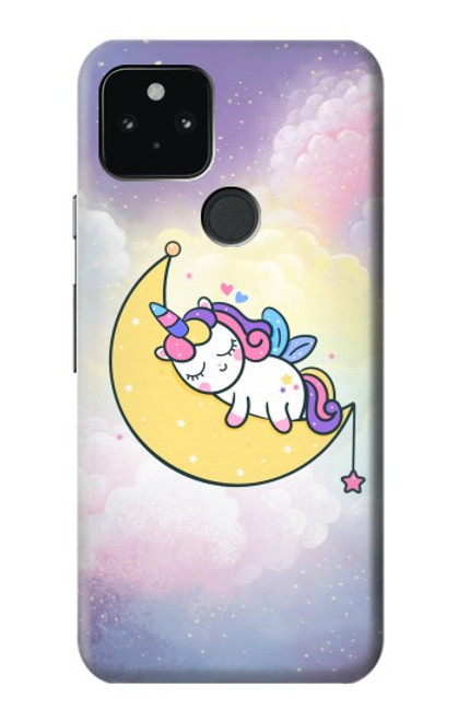 S3485 Cute Unicorn Sleep Case For Google Pixel 5