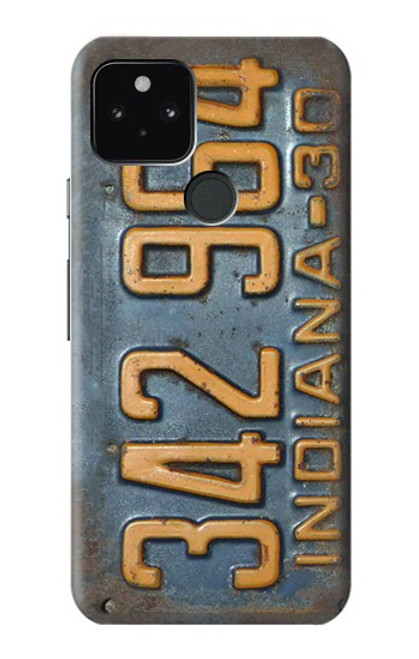 S3750 Vintage Vehicle Registration Plate Case For Google Pixel 5