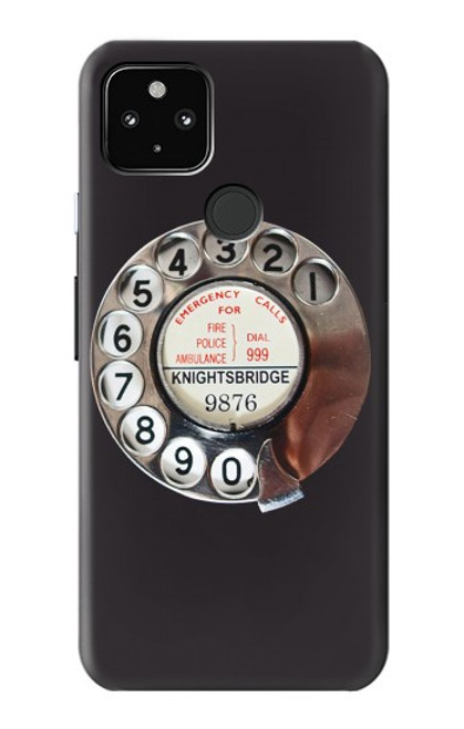 S0059 Retro Rotary Phone Dial On Case For Google Pixel 4a 5G