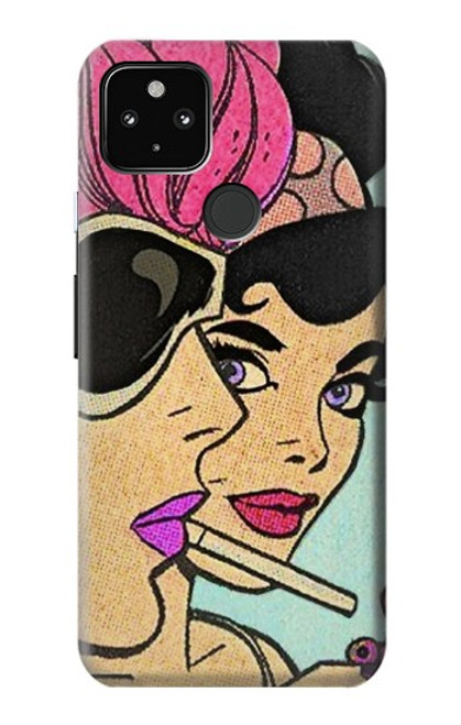 S3171 Girls Pop Art Case For Google Pixel 4a 5G
