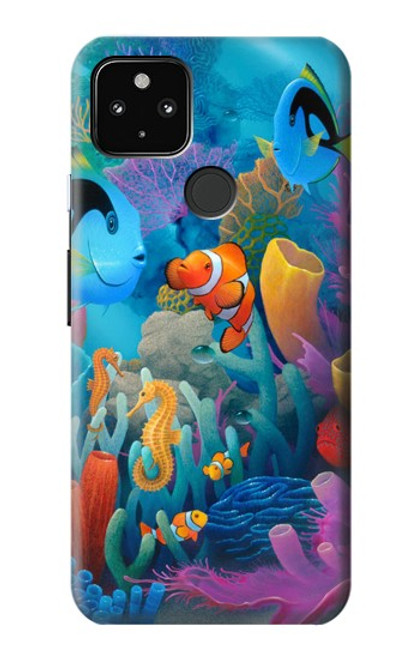 S3227 Underwater World Cartoon Case For Google Pixel 4a 5G