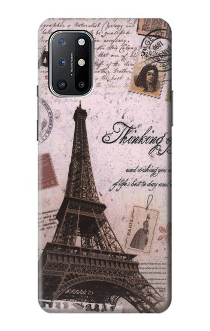 S2211 Paris Postcard Eiffel Tower Case For OnePlus 8T