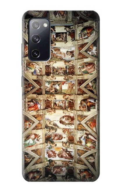 S0177 Michelangelo Chapel ceiling Case For Samsung Galaxy S20 FE