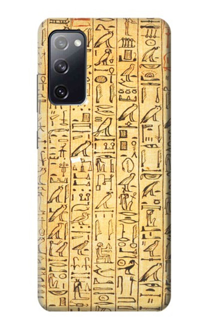 S1625 Egyptian Coffin Texts Case For Samsung Galaxy S20 FE