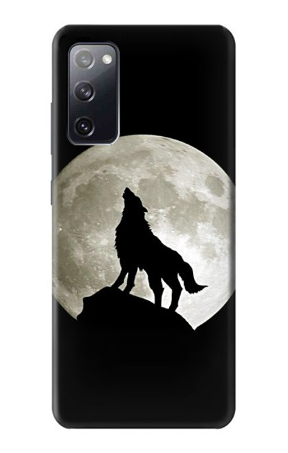 S1981 Wolf Howling at The Moon Case For Samsung Galaxy S20 FE