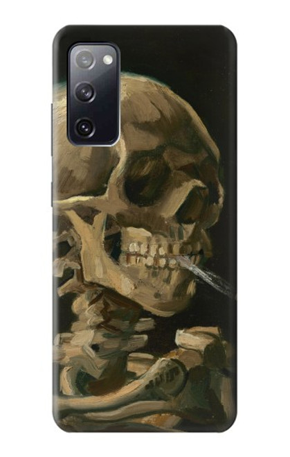 S3358 Vincent Van Gogh Skeleton Cigarette Case For Samsung Galaxy S20 FE