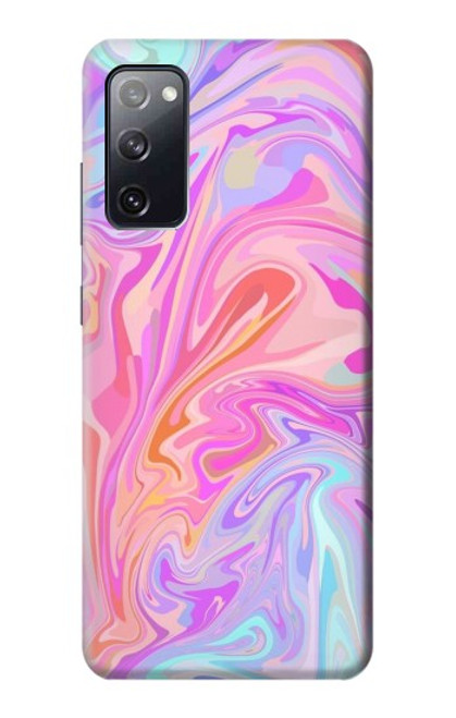 S3444 Digital Art Colorful Liquid Case For Samsung Galaxy S20 FE