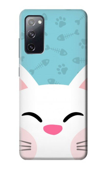 S3542 Cute Cat Cartoon Case For Samsung Galaxy S20 FE