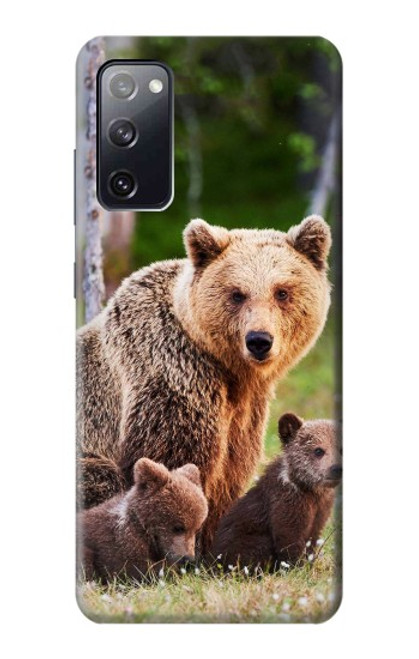 S3558 Bear Family Case For Samsung Galaxy S20 FE