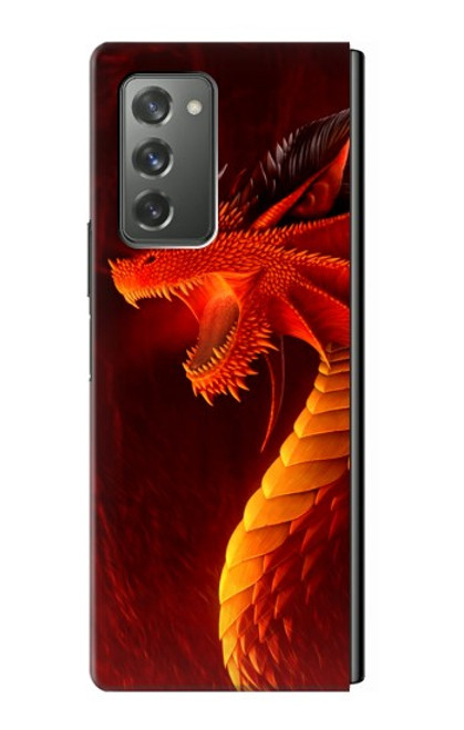 S0526 Red Dragon Case For Samsung Galaxy Z Fold2 5G