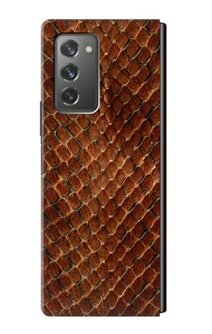 S0555 Snake Skin Case For Samsung Galaxy Z Fold2 5G