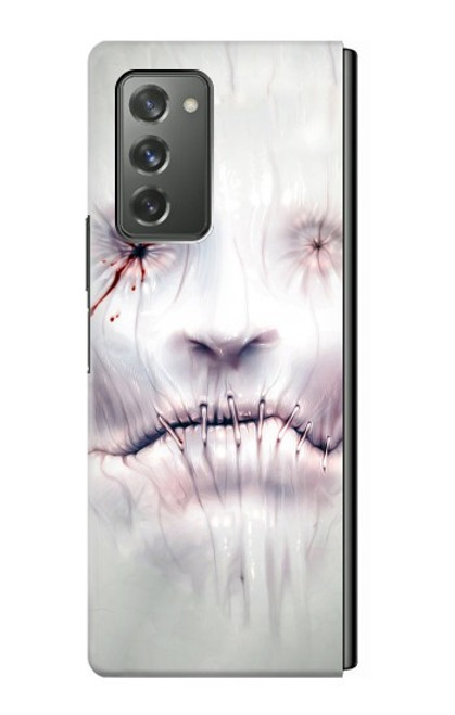 S0884 Horror Face Case For Samsung Galaxy Z Fold2 5G