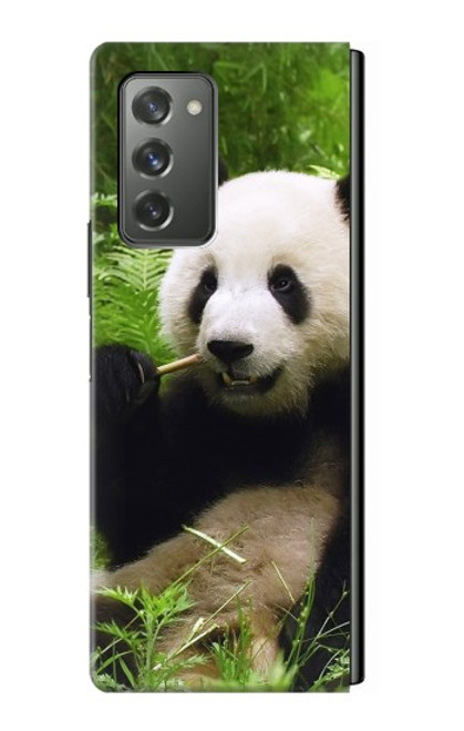 S1073 Panda Enjoy Eating Case For Samsung Galaxy Z Fold2 5G