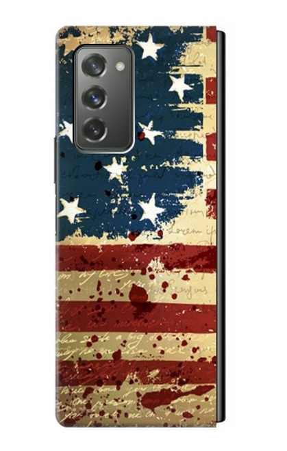 S2349 Old American Flag Case For Samsung Galaxy Z Fold2 5G