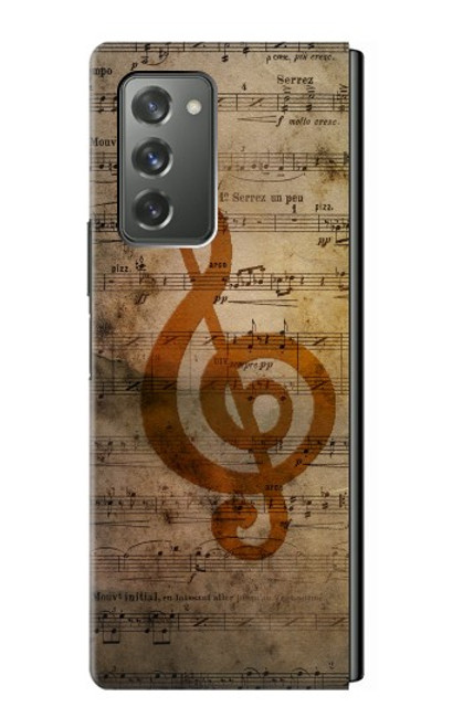 S2368 Sheet Music Notes Case For Samsung Galaxy Z Fold2 5G