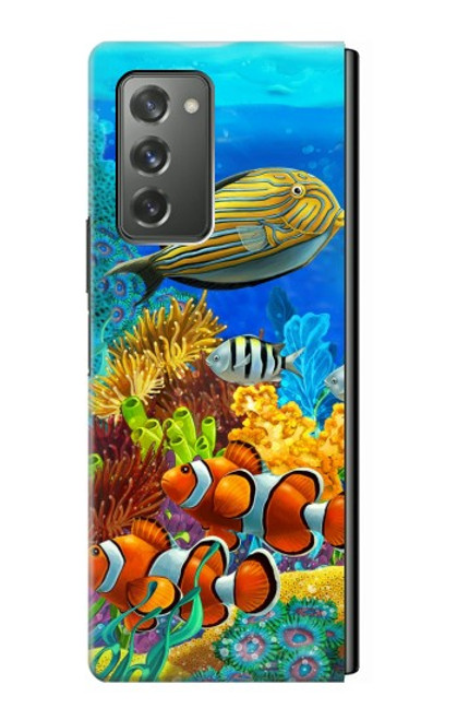 S2568 Sea Seabed Fish Corals Underwater Ocean Case For Samsung Galaxy Z Fold2 5G