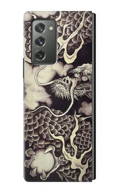 S2719 Japan Painting Dragon Case For Samsung Galaxy Z Fold2 5G