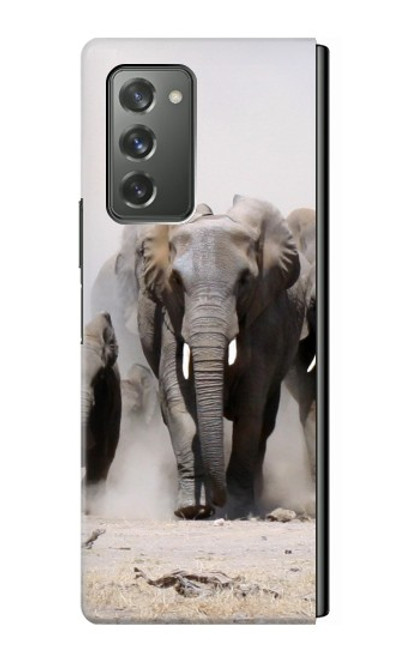 S3142 African Elephant Case For Samsung Galaxy Z Fold2 5G