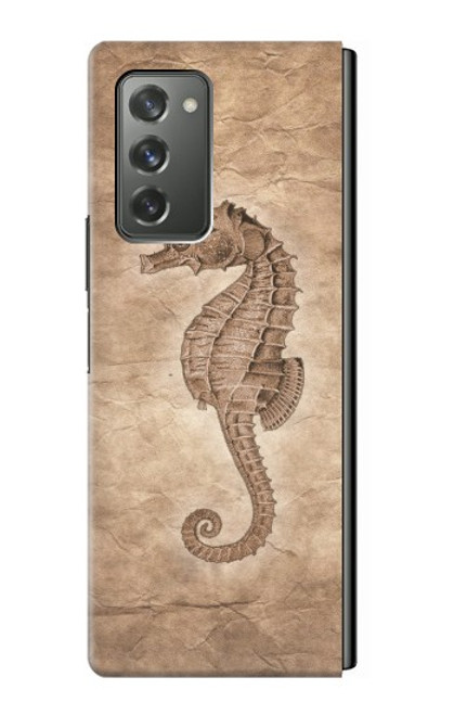 S3214 Seahorse Skeleton Fossil Case For Samsung Galaxy Z Fold2 5G