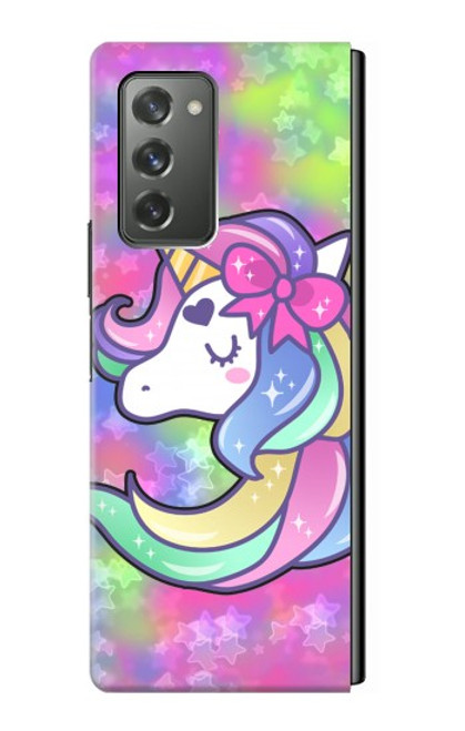 S3264 Pastel Unicorn Case For Samsung Galaxy Z Fold2 5G