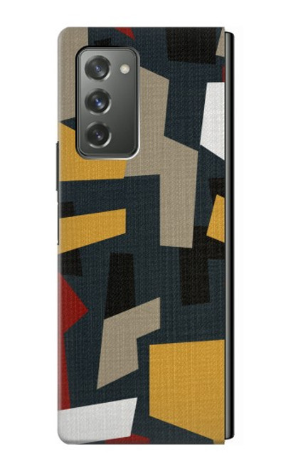 S3386 Abstract Fabric Texture Case For Samsung Galaxy Z Fold2 5G