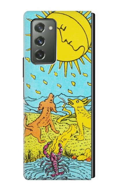 S3435 Tarot Card Moon Case For Samsung Galaxy Z Fold2 5G