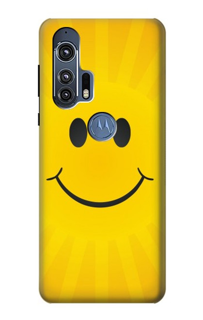 S1146 Yellow Sun Smile Case For Motorola Edge+