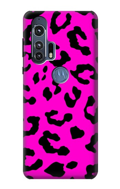 S1850 Pink Leopard Pattern Case For Motorola Edge+