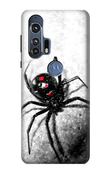 S2386 Black Widow Spider Case For Motorola Edge+