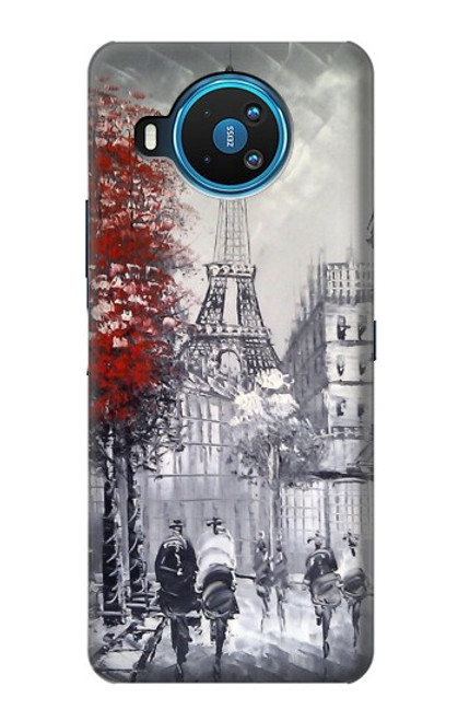 S1295 Eiffel Painting of Paris Case For Nokia 8.3 5G