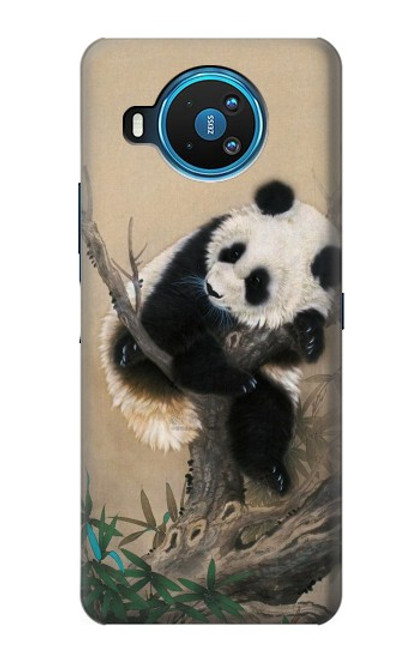 S2210 Panda Fluffy Art Painting Case For Nokia 8.3 5G