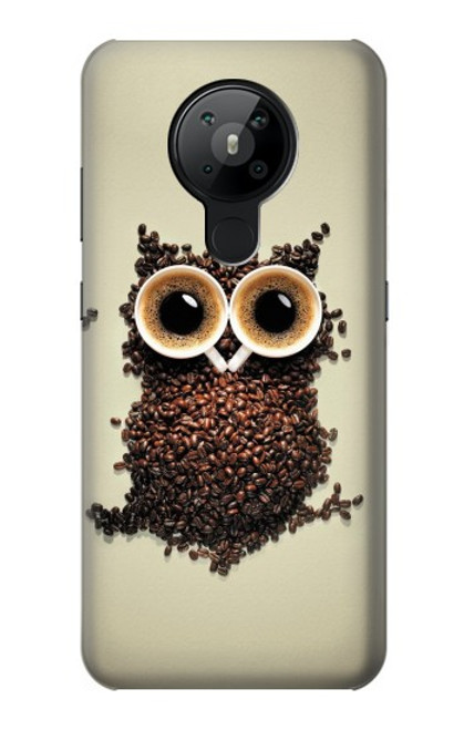 S0360 Coffee Owl Case For Nokia 5.3