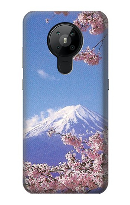 S1060 Mount Fuji Sakura Cherry Blossom Case For Nokia 5.3