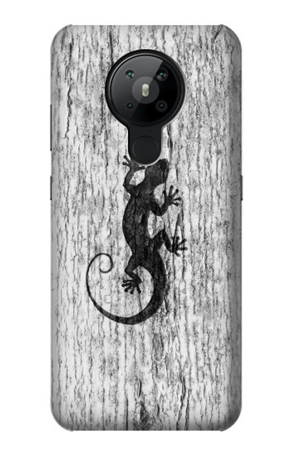 S2446 Gecko Wood Graphic Printed Case For Nokia 5.3