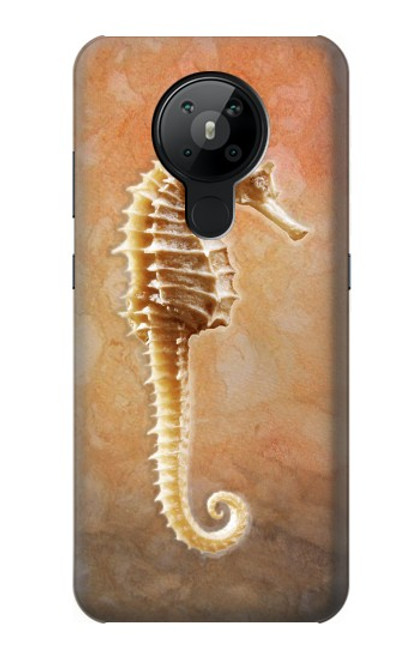 S2674 Seahorse Skeleton Fossil Case For Nokia 5.3