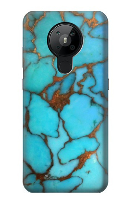 S2685 Aqua Turquoise Gemstone Graphic Printed Case For Nokia 5.3