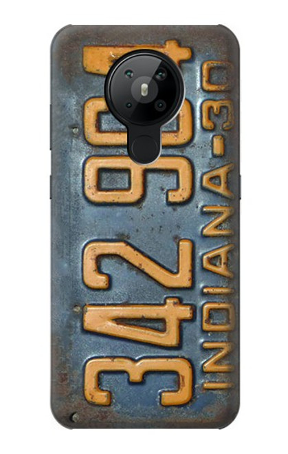 S3750 Vintage Vehicle Registration Plate Case For Nokia 5.3