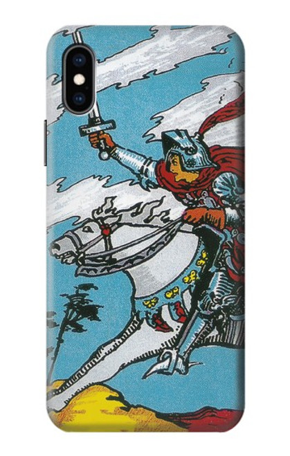 S3731 Tarot Card Knight of Swords Case For iPhone X, iPhone XS
