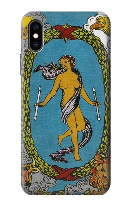 S3746 Tarot Card The World Case For iPhone X, iPhone XS